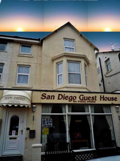 San Diego Guest House - Near Pleasure Beach Blackpool Exterior photo